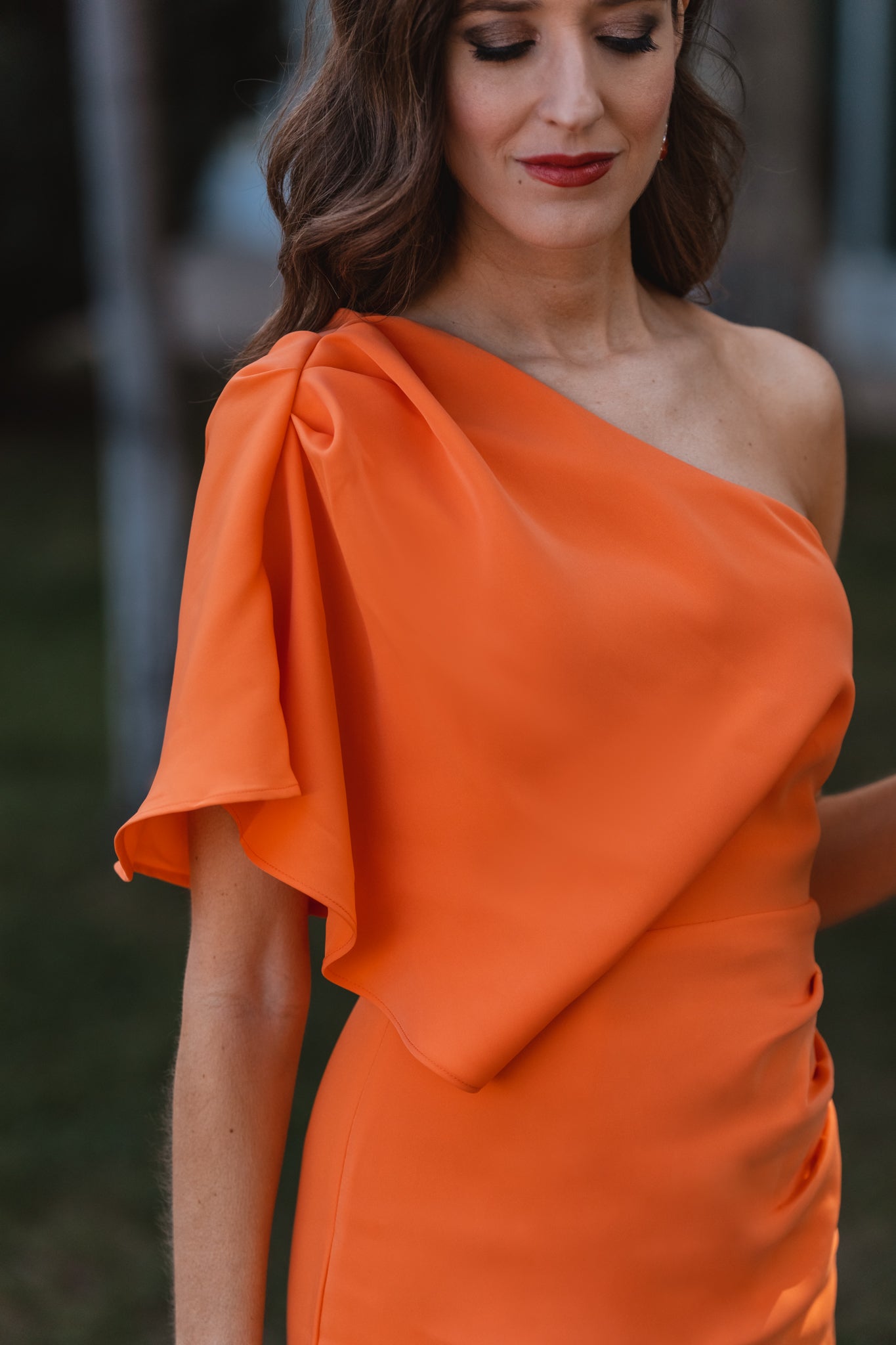 Vestido Marcela Orange · Wisteria · - Bruna