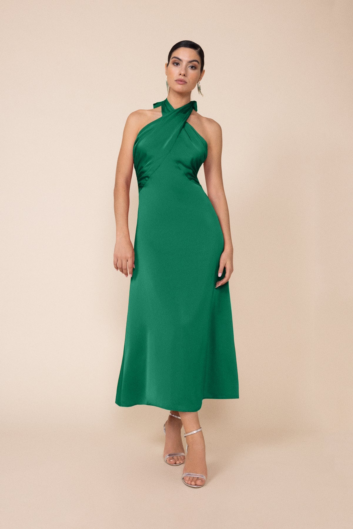 Vestido Melania Emerald · Le Jardin · - Bruna