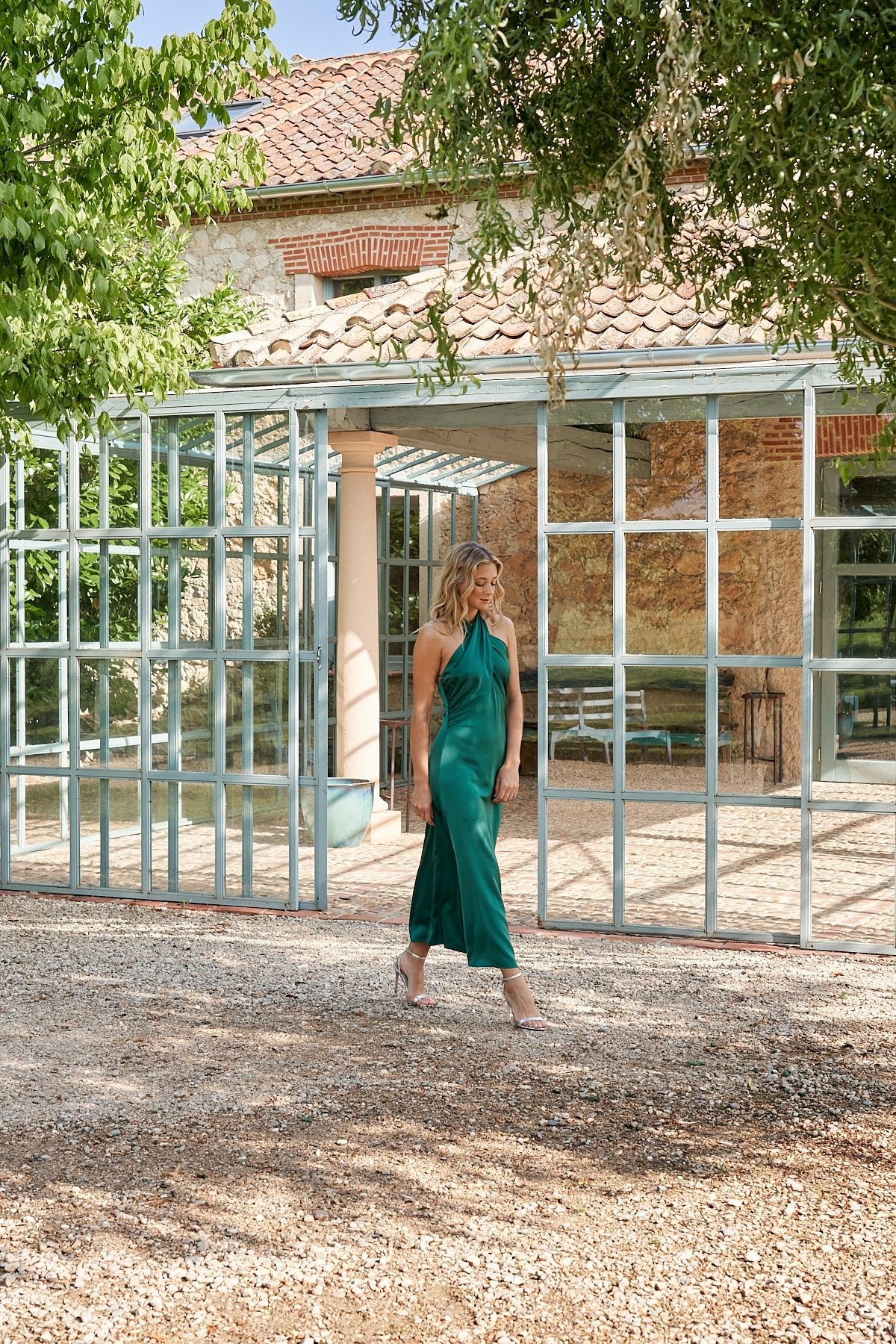 Vestido Melania Emerald · Le Jardin · - Bruna