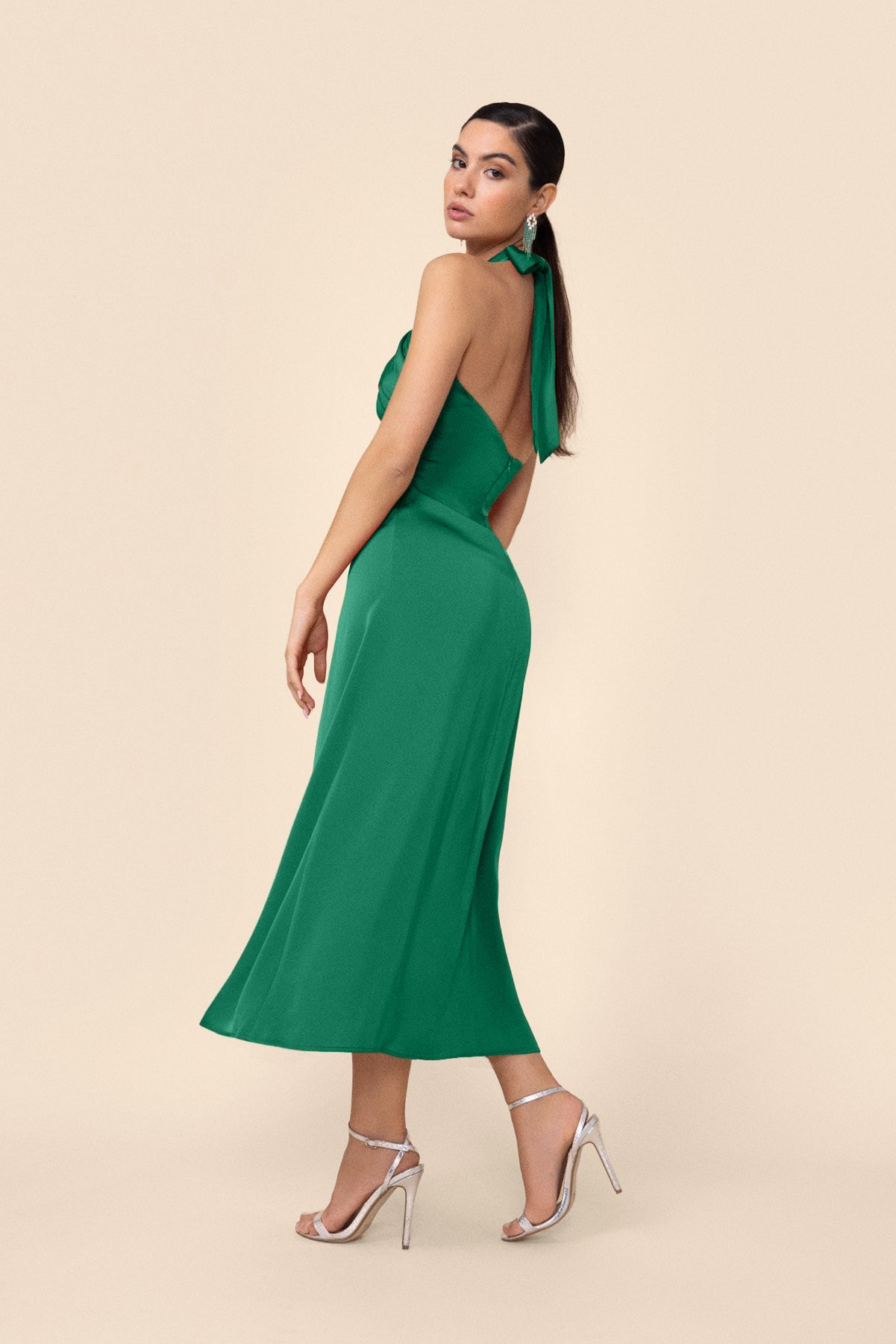 Vestido Melania Emerald · Le Jardin · - Bruna