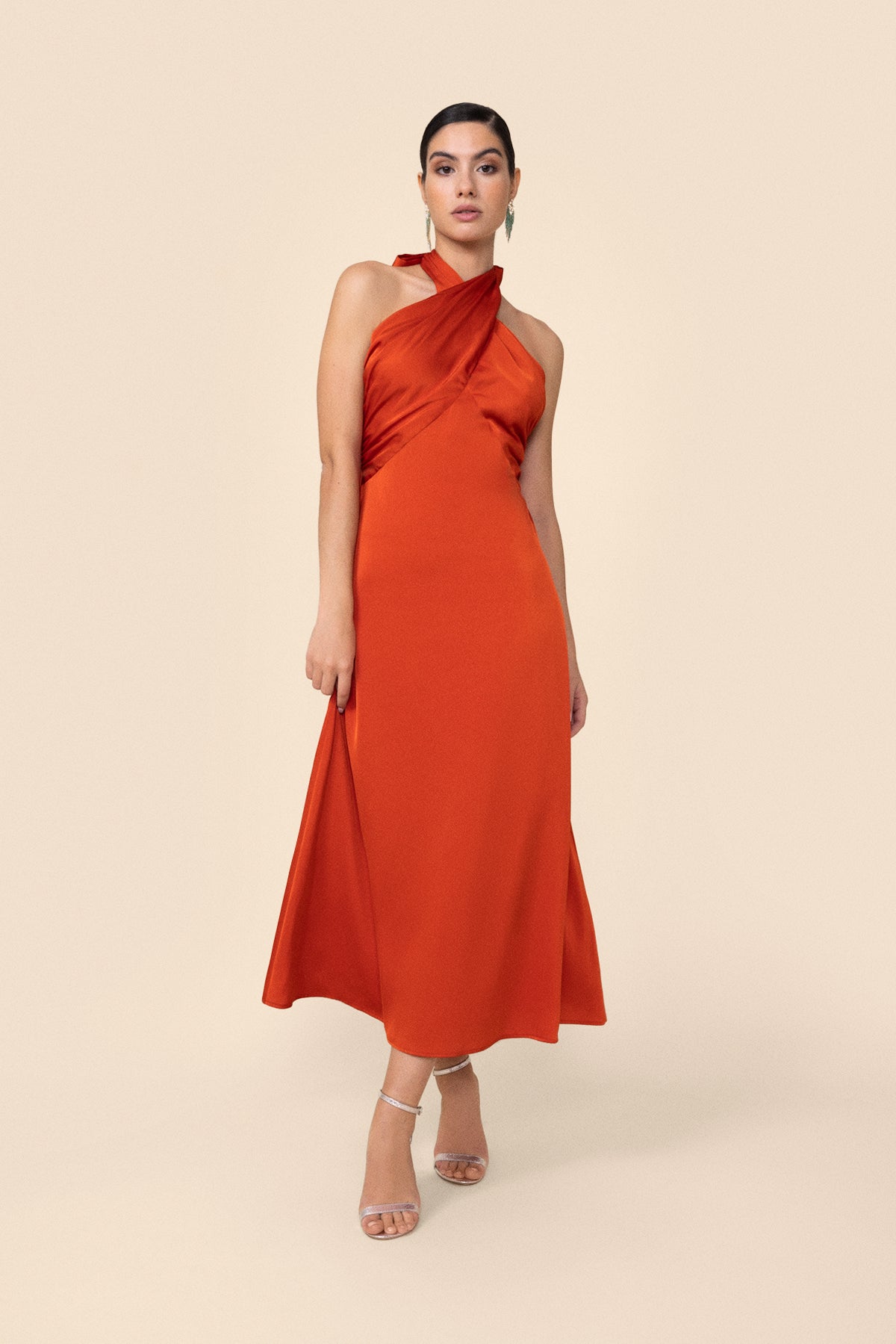 Vestido Melania Flame · Le Jardin · - Bruna