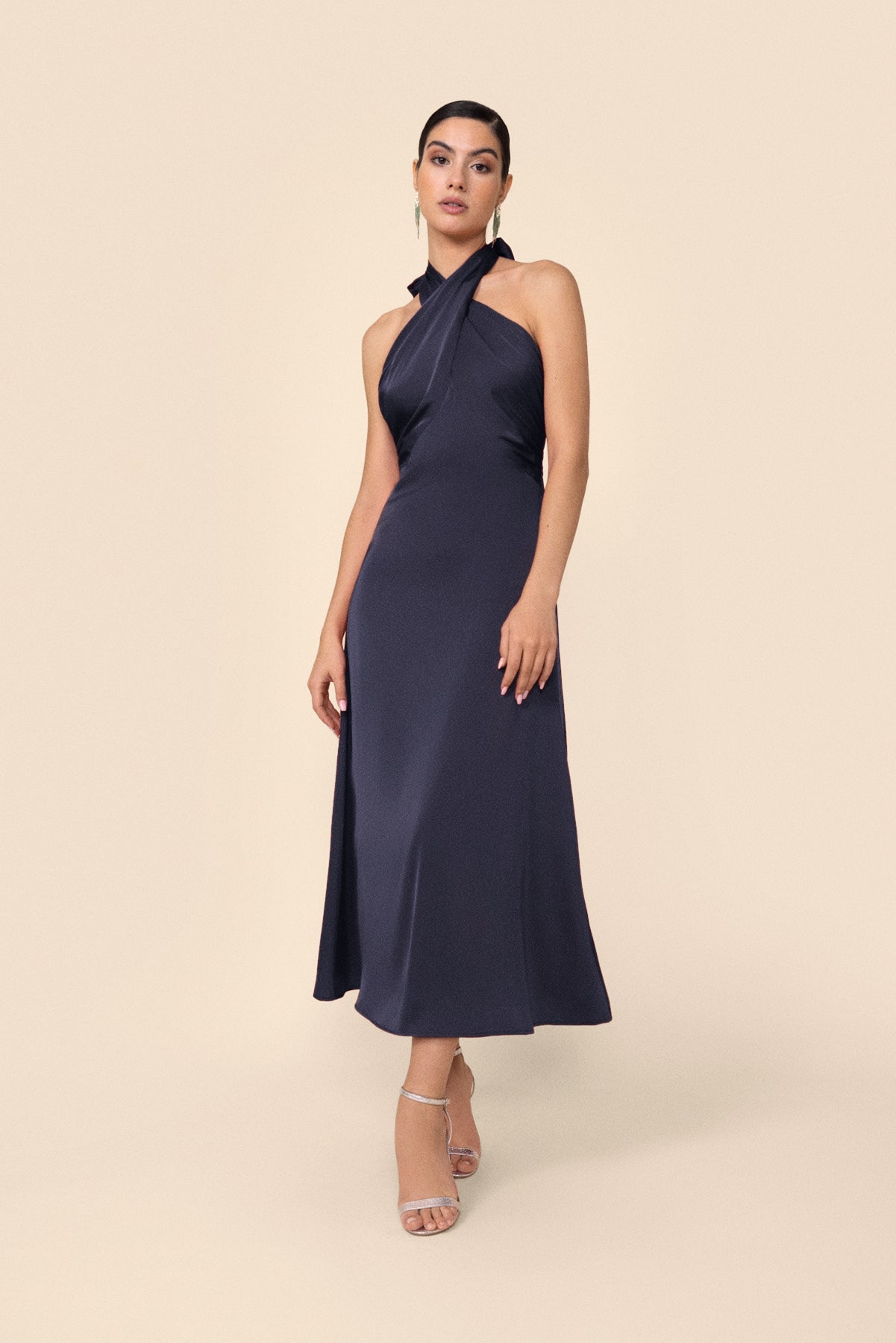 Vestido Melania Navy · Le Jardin · - Bruna