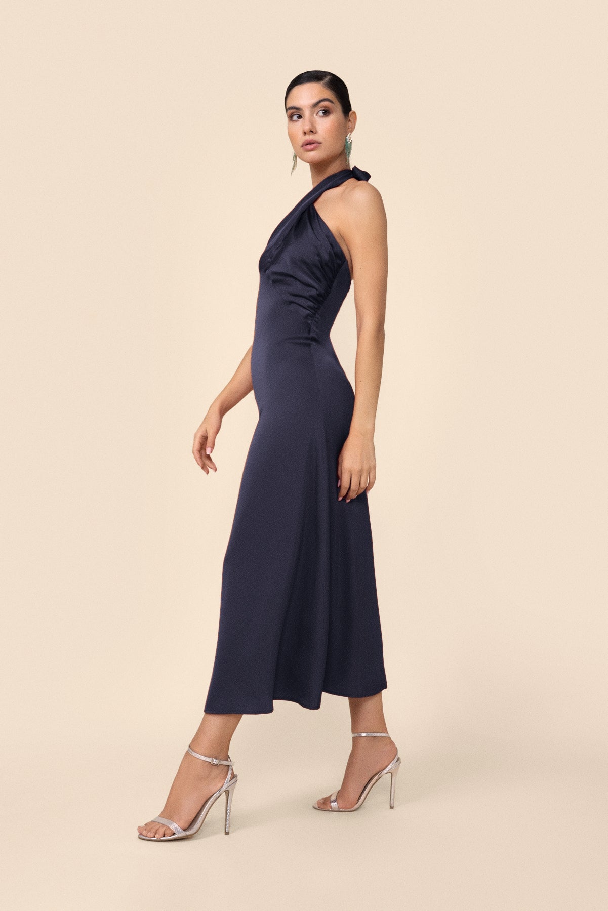 Vestido Melania Navy · Le Jardin · - Bruna