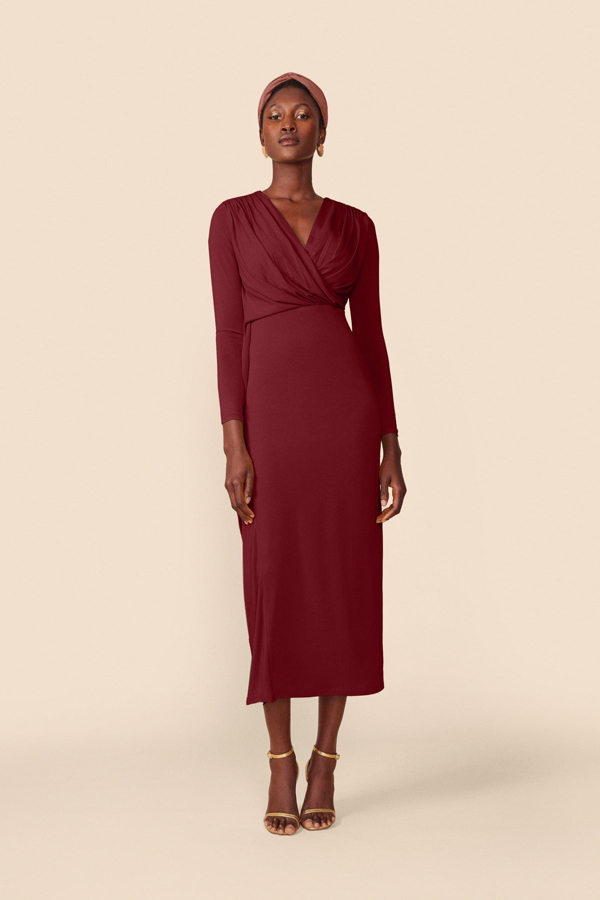 Vestido Melissandre Burgundy · Alegoria · - Bruna