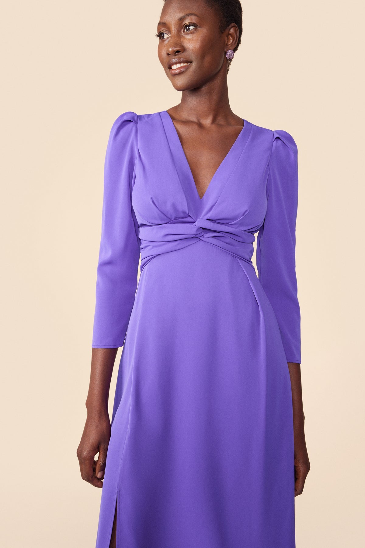 Vestido Oda Purple · Alegoria · - Bruna