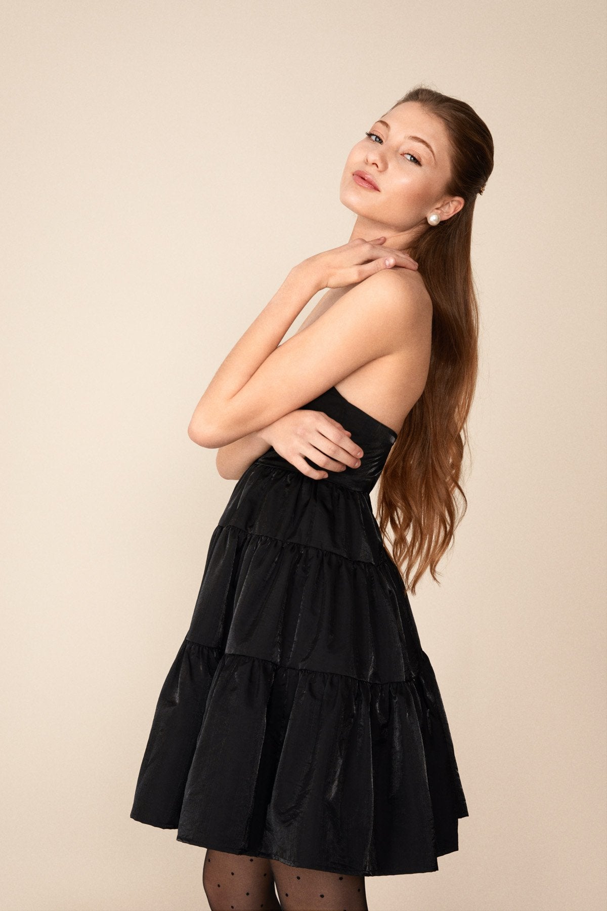 Vestido Rachel Negro · Rivera · - Bruna