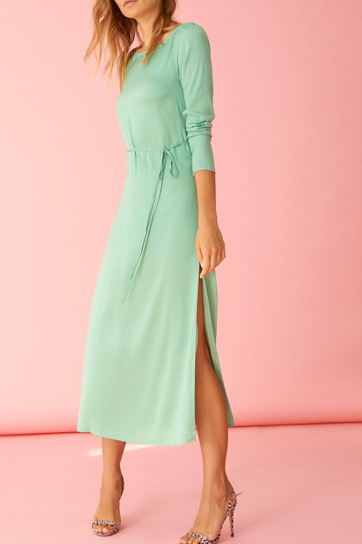 Vestido Zulay Verde · Pretty in Pink · - Bruna